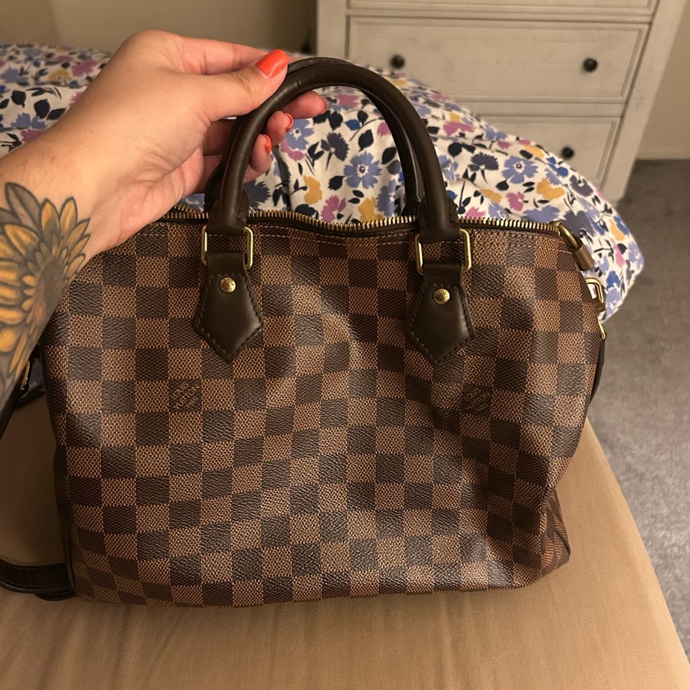 🌺🌺Louis Vuitton Speedy Bandouliere 30 in Damier Ebene🌺🌺 - Picture 11 of 16